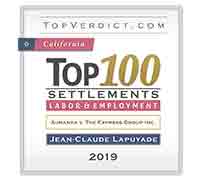 Top 100 Settlements Labor & Employment Jean-Claude Lapuyade 2019